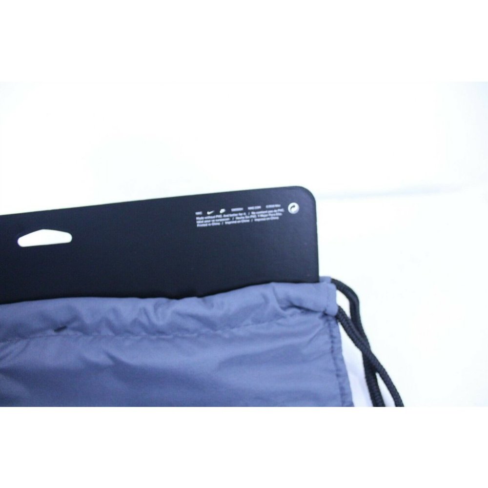 Nike Unisex Training Alpha Adapt Gym Sack Steel Grey / Black Outside Zip Pocket - Picture 9 of 9